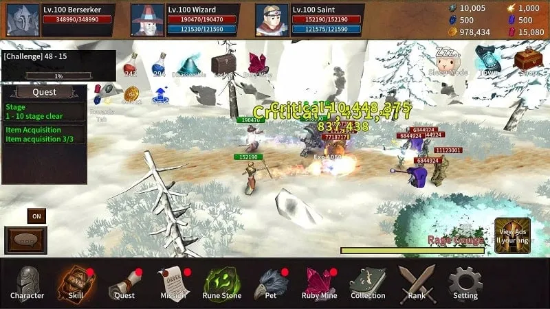 Ảnh minh họa cách chơi Dungeon of Infinity