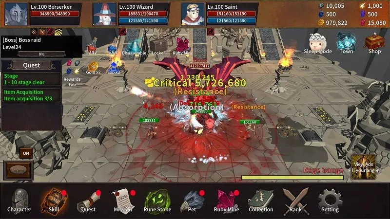 Ảnh minh họa nhân vật trong Dungeon of Infinity