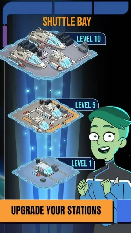 Các nhân vật trong Star Trek Lower Decks Mobile