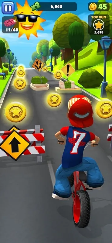Cảnh tượng bay lượn trên không trong Bike Blast