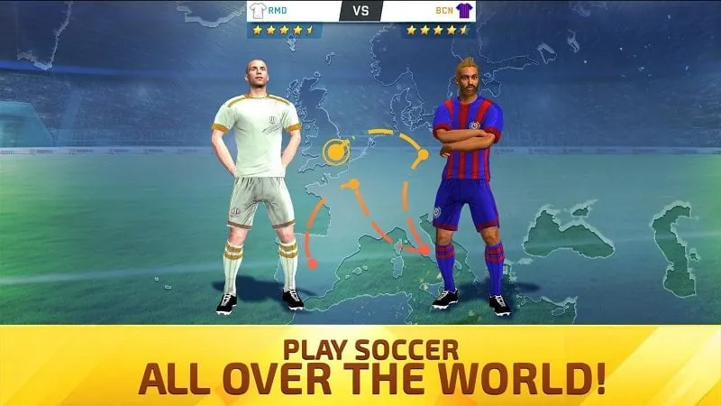 Cầu thủ ghi bàn trong Soccer Star 2021 Top Leagues mod apk free