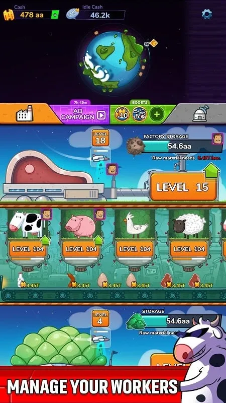Endless Colonies với tài nguyên mod