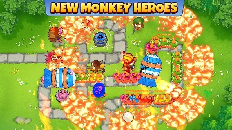 Giao diện game Bloons TD 6