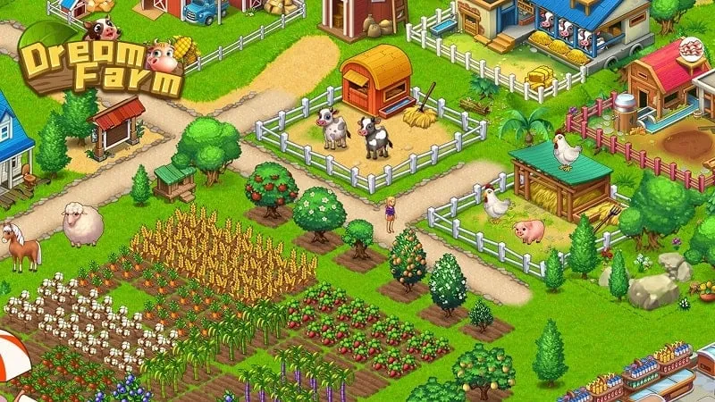 Giao diện game Dream Farm Harvest Day
