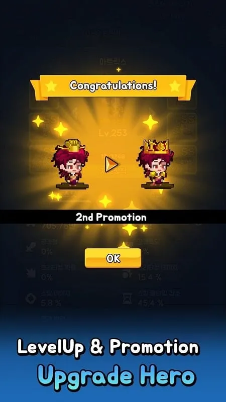 Giao diện game Pixel Heroes Defense