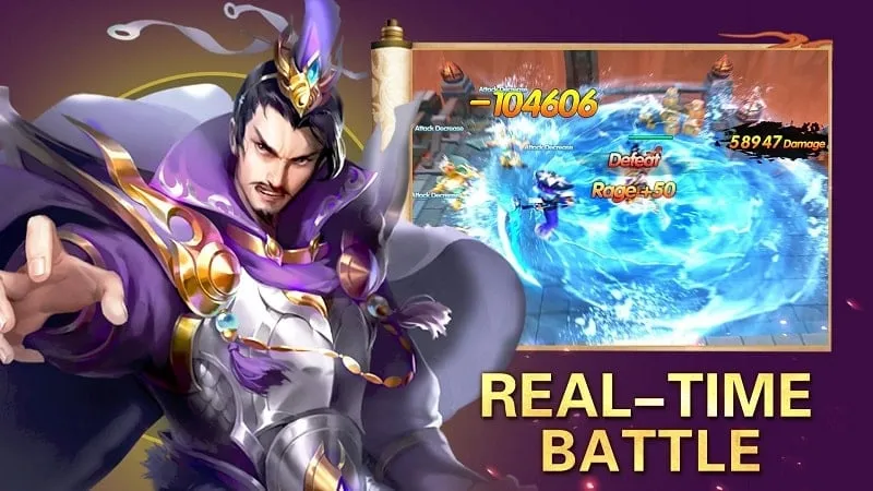 Giao diện game Three Kingdoms Heroes of Legend
