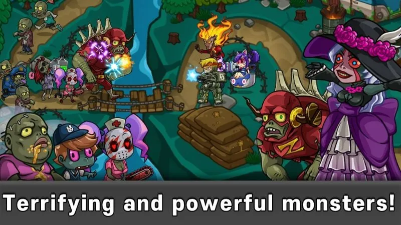 Hình ảnh Boss trong game Heroes Defense: Attack Zombie