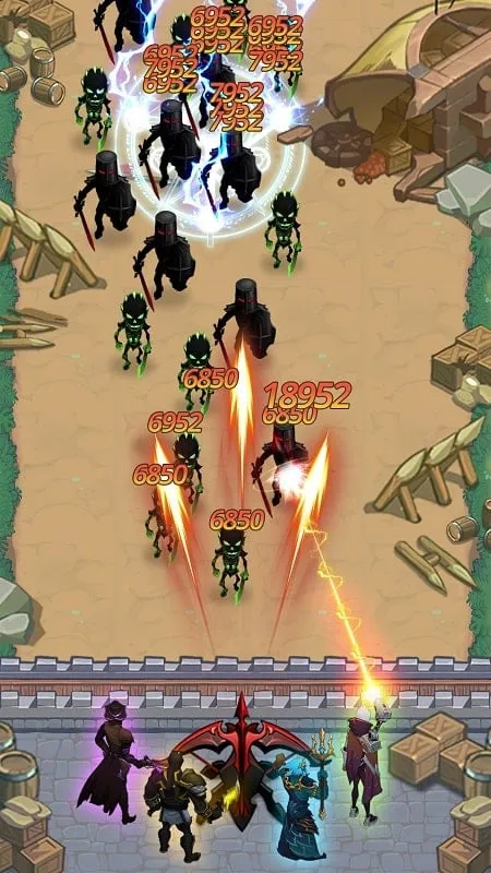 Hình ảnh chiến đấu trong Shadow Hero