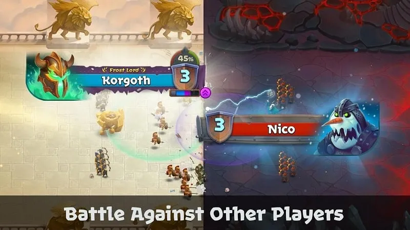 Hình ảnh đội hình trong Battle Legion