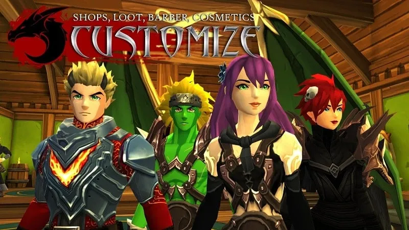 Hình ảnh giao diện game AdventureQuest 3D
