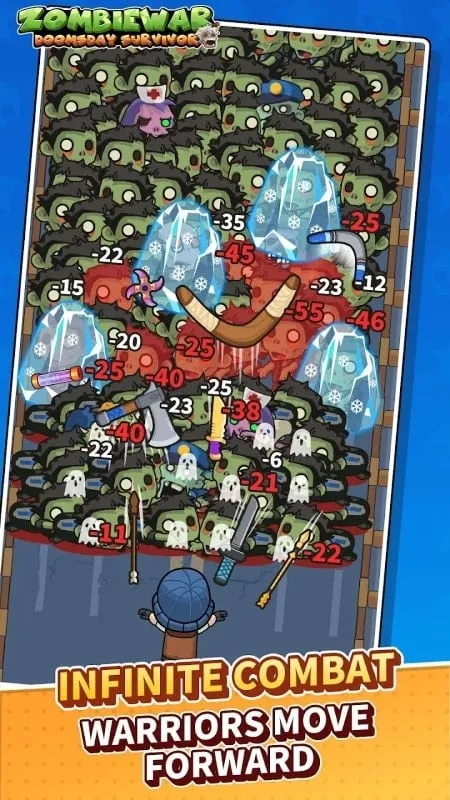 Hình ảnh giao diện game Zombie War: Doomsday Survivor với vũ khí