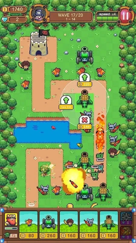 Hình ảnh minh họa cách chơi Garden Defense Zombies Wipeout