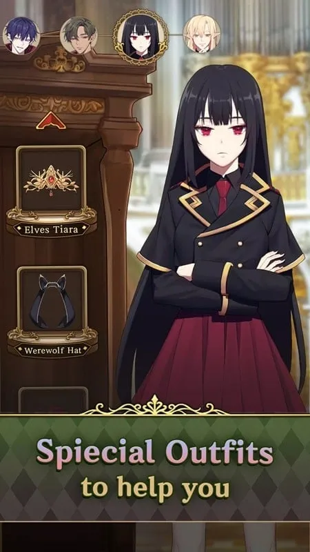 Hình ảnh minh họa cho tính năng mod trong game Unromantic Demon Queen