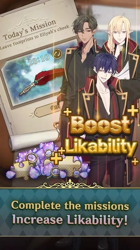Hình ảnh minh họa cho việc lựa chọn trong game Unromantic Demon Queen