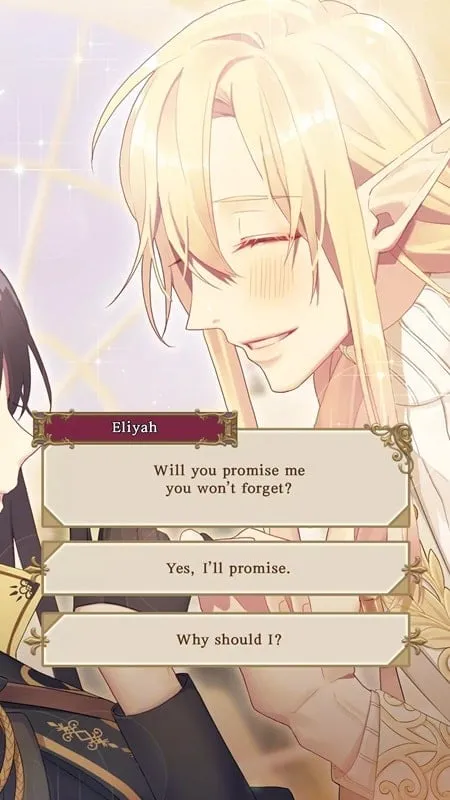 Hình ảnh minh họa cho việc tương tác với các nhân vật trong game Unromantic Demon Queen
