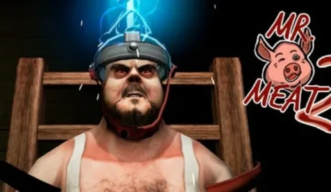 Hình ảnh Mr. Meat đang rượt đuổi Rebecca