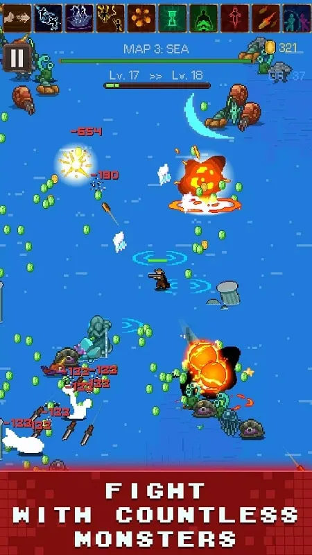 Hình ảnh nhân vật trong game Magic Pixel Survival