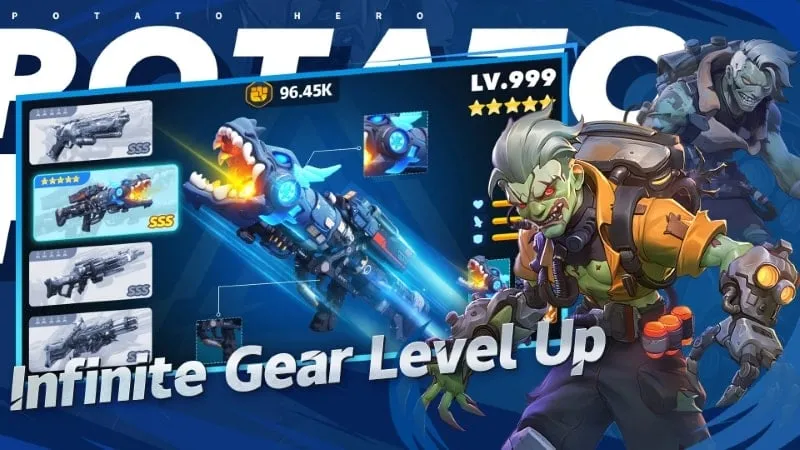 Hình ảnh nhân vật trong Potato Hero