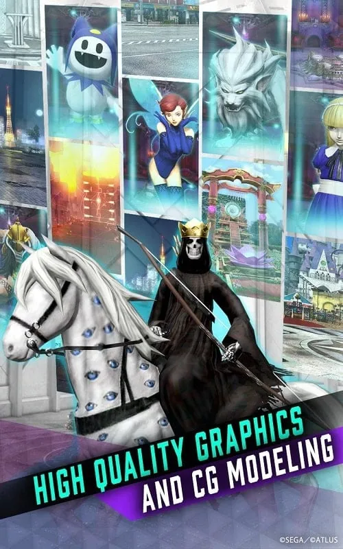 Hình ảnh nhân vật trong SHIN MEGAMI TENSEI D×２