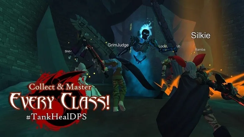 Hình ảnh nhân vật và quái vật trong game AdventureQuest 3D