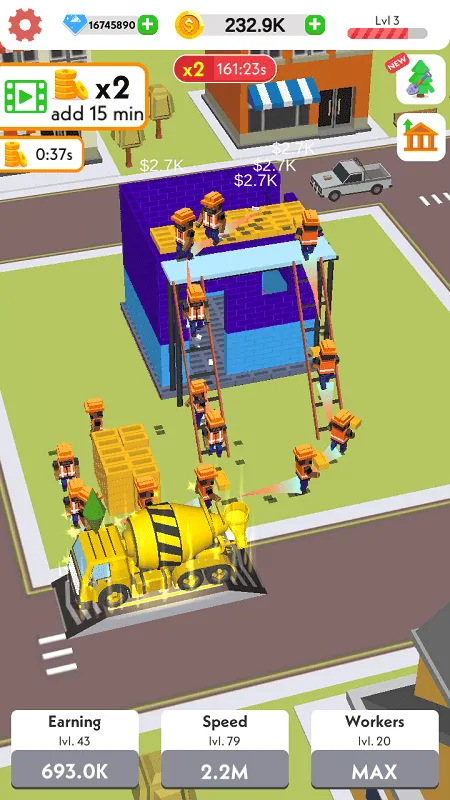 Hình ảnh tính năng mod trong Idle Construction 3D