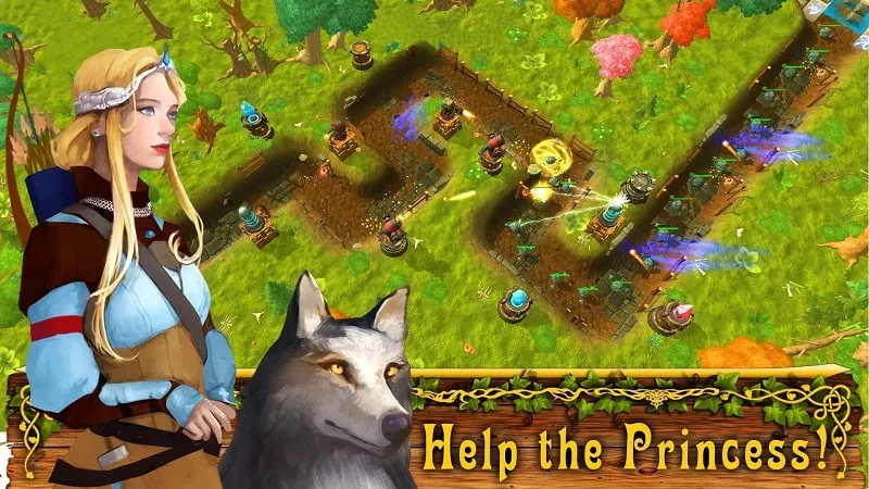 Hình ảnh trong game Fantasy Realm Tower Defense