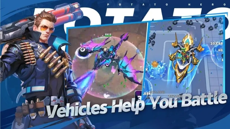 Hình ảnh vũ khí trong Potato Hero