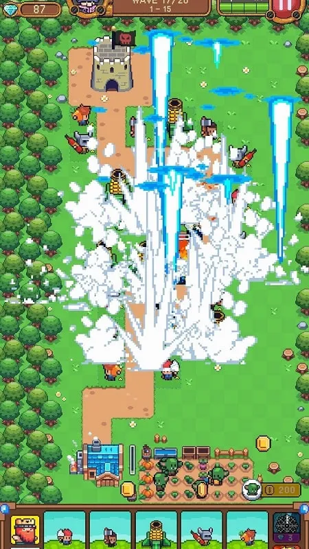 Hình ảnh zombie trong game Garden Defense Zombies Wipeout