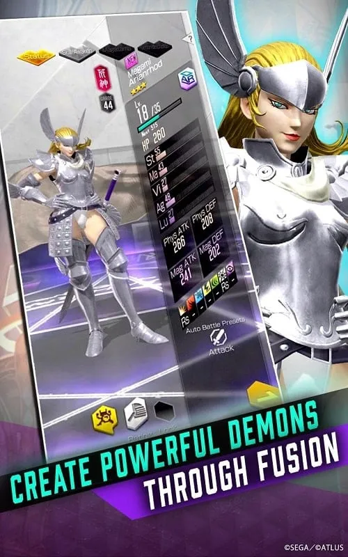 Kết hợp quỷ trong SHIN MEGAMI TENSEI D×２