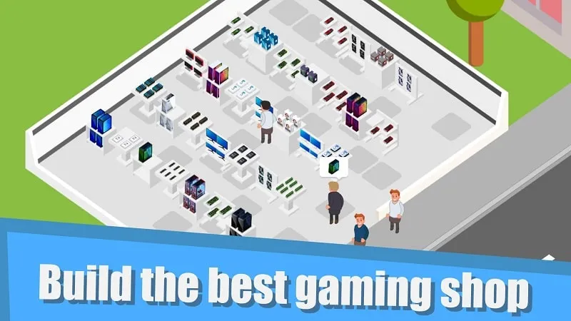 Khách hàng trong Gaming Shop Tycoon