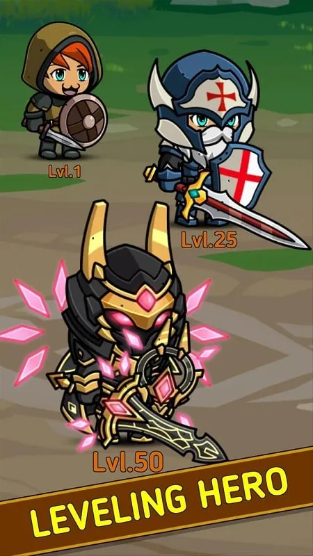 Một anh hùng trong Tap Hero Clicker