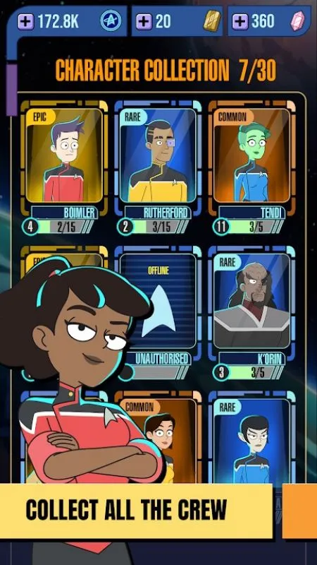Một phân cảnh trong Star Trek Lower Decks Mobile