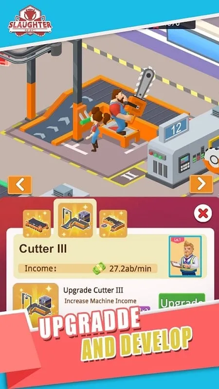 Nâng cấp dây chuyền sản xuất trong Idle Slaughter Inc