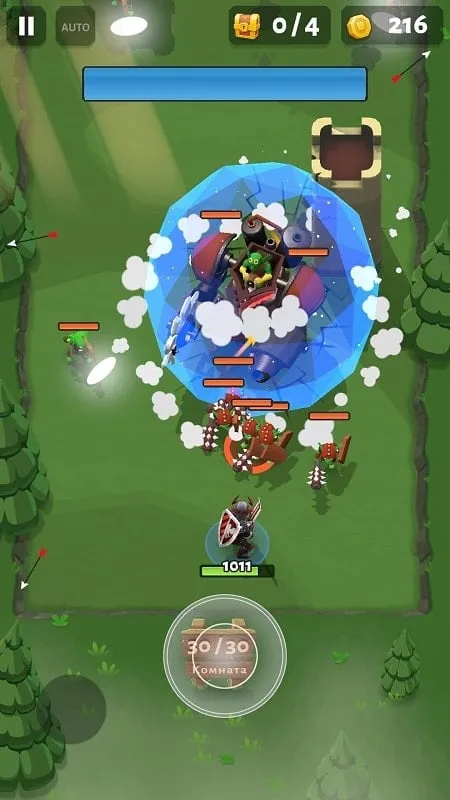 Nâng cấp sức mạnh trong Brawl King