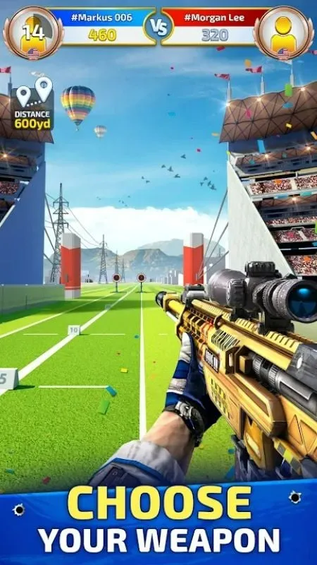 Nâng cấp súng trong Sniper Champions