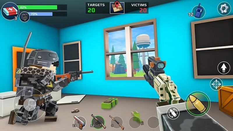 PIXELS UNKNOWN BATTLE GROUND mod apk