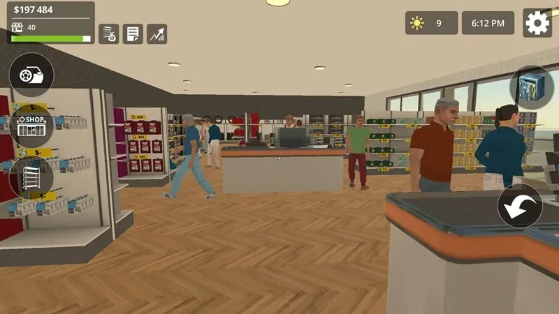 Quản lý cửa hàng trong Auto Parts Store Simulator