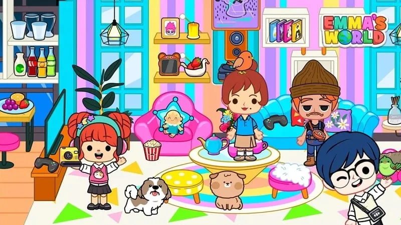 Sử dụng tính năng MOD trong Emma's World