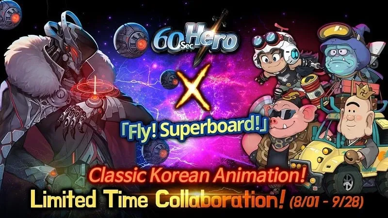 Triệu hồi thần thánh trong 60 Seconds Hero