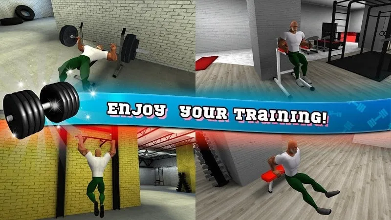 Tùy chỉnh nhân vật trong Fitness Gym