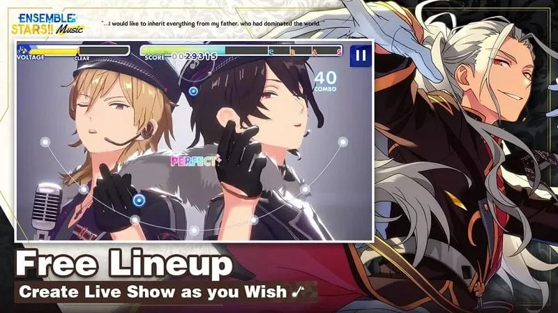 Tùy chỉnh văn phòng trong Ensemble Stars Music